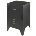 Κομοδίνο μεταλλικό  Bronxx  μαύρο